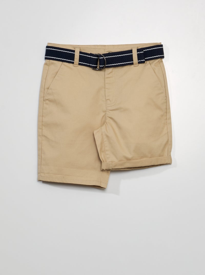 Chino bermuda BIEGE - Kiabi