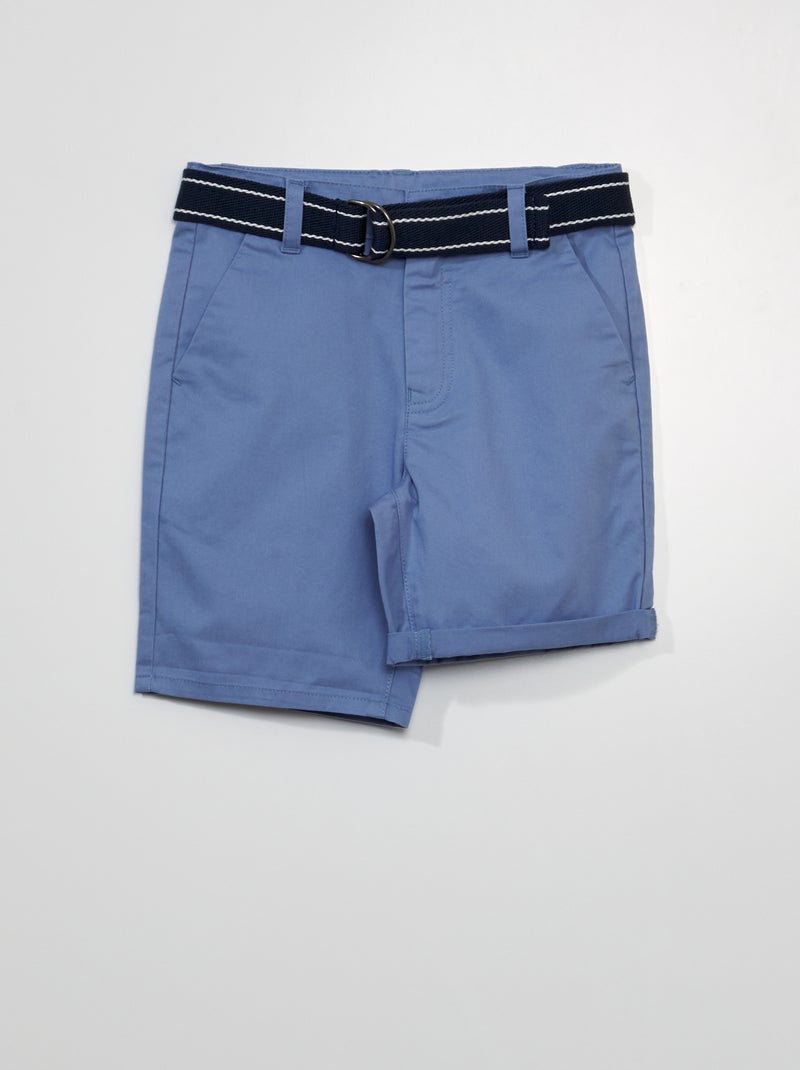 Chino bermuda BLAUW - Kiabi