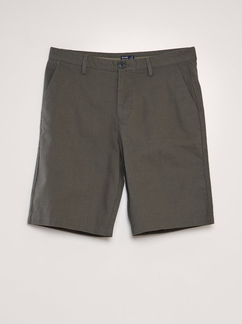 Chino bermuda KAKI - Kiabi