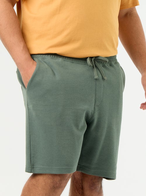 Chino bermuda met elastische taille - Kiabi