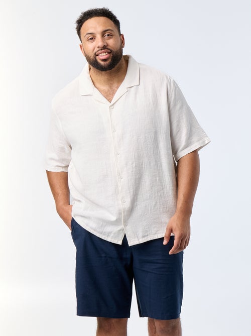 Chino bermuda met trekkoordjes - Kiabi
