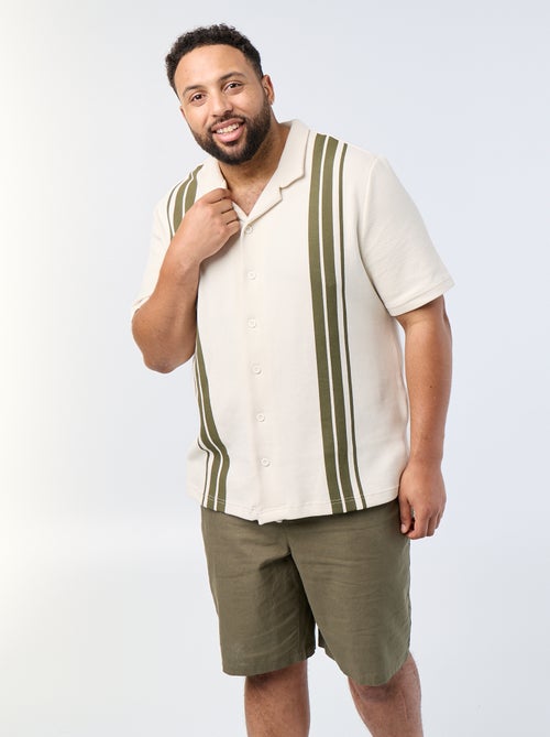 Chino bermuda met trekkoordjes - Kiabi