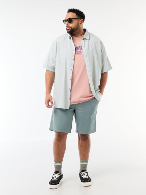 Chino bermuda van katoentwill - Kiabi