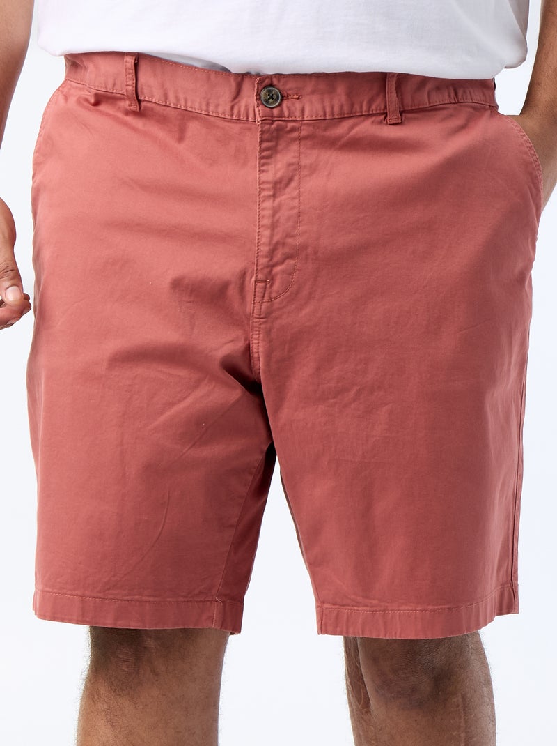 Chino bermuda van katoentwill Rose - Kiabi