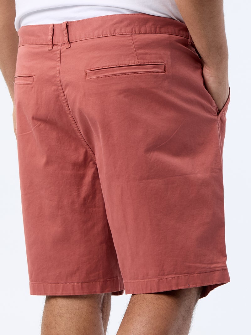 Chino bermuda van katoentwill Rose - Kiabi