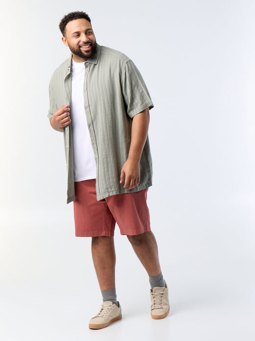 Chino bermuda van katoentwill - Kiabi
