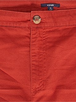 Chino bermuda van twill - Kiabi