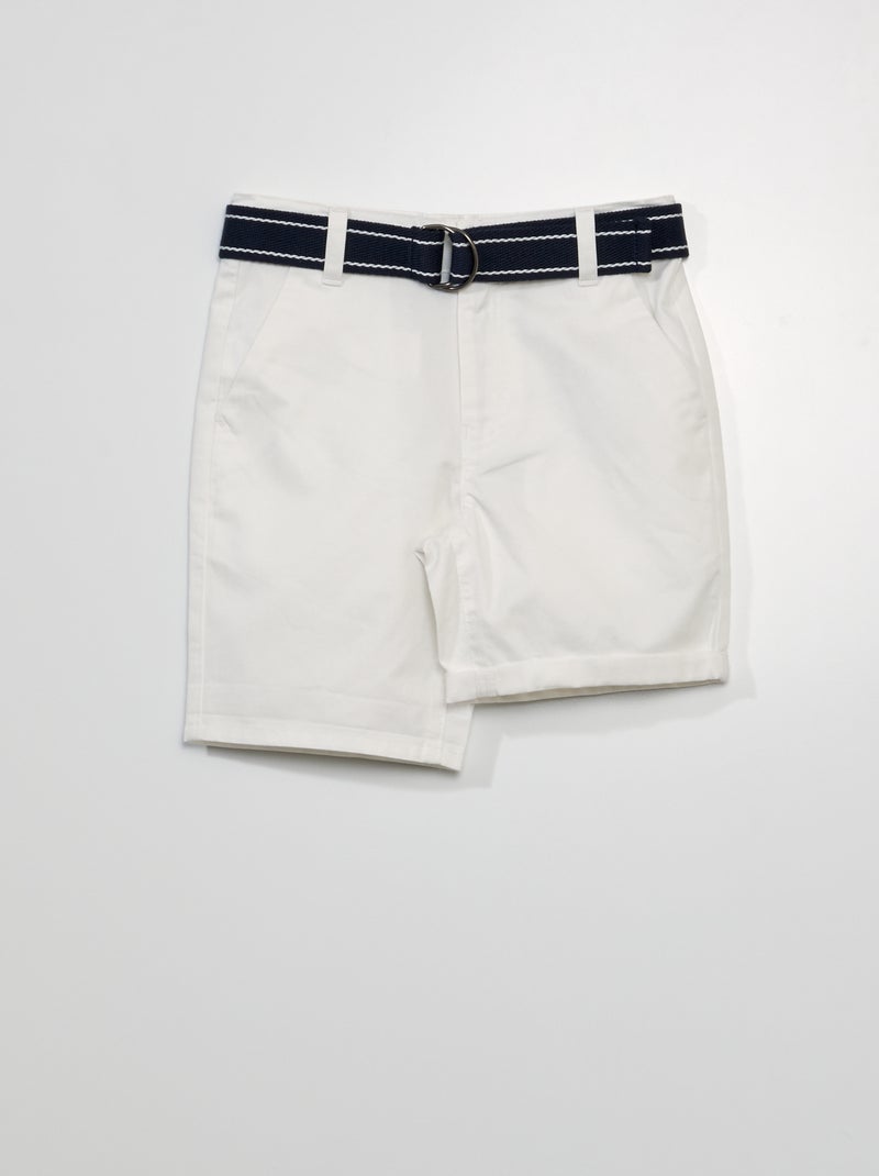 Chino bermuda WIT - Kiabi