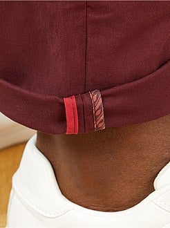 Herenmode grote maten - Chino broek met riem - Kiabi