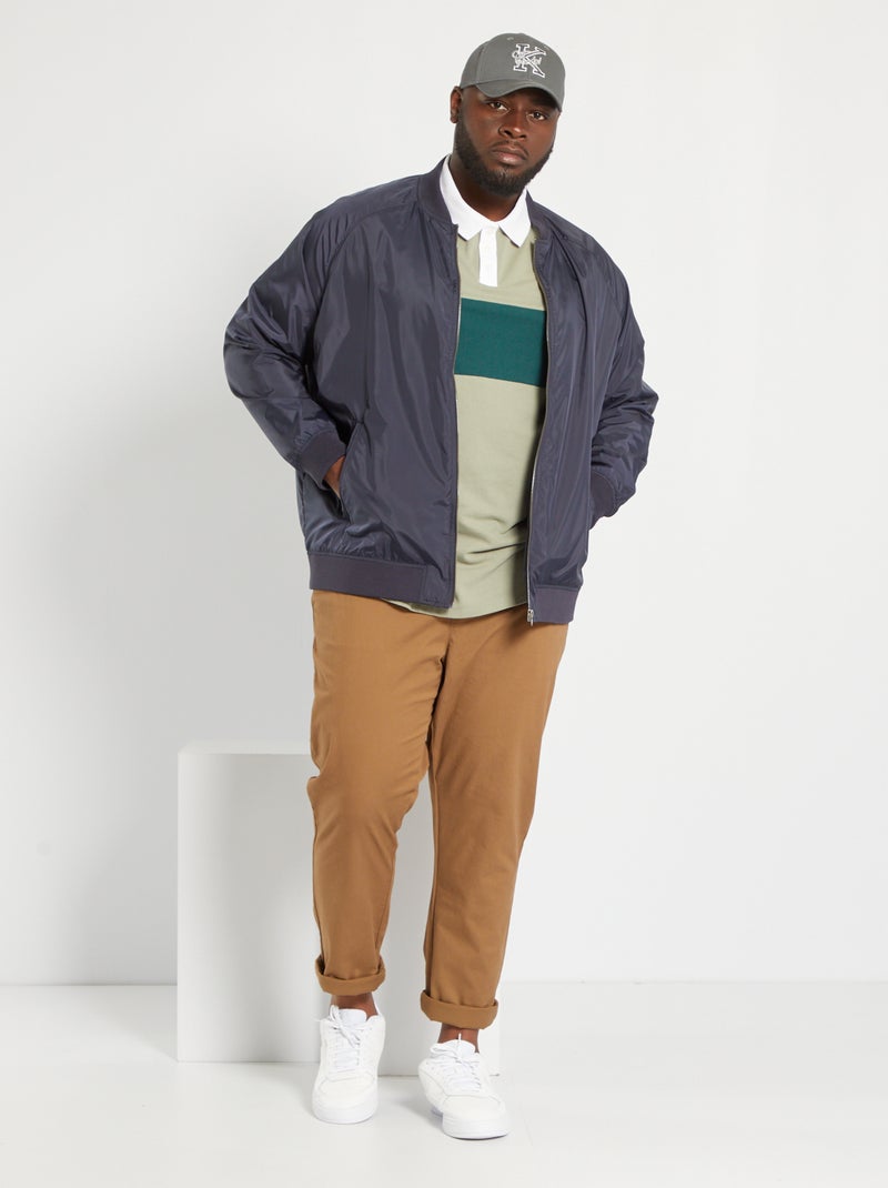 Chino in joggingmodel bruin - Kiabi