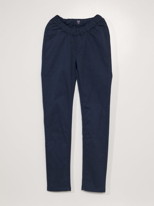 Chino met elastische taille - gemakkelijk aan te trekken collectie - Kiabi
