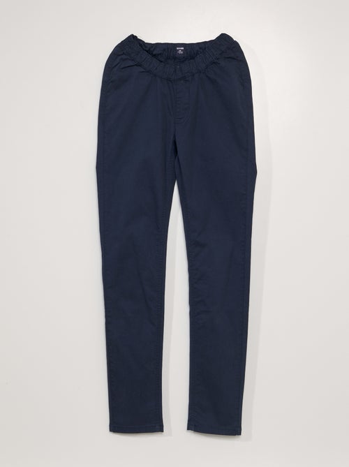 Chino met elastische taille - gemakkelijk aan te trekken collectie - Kiabi
