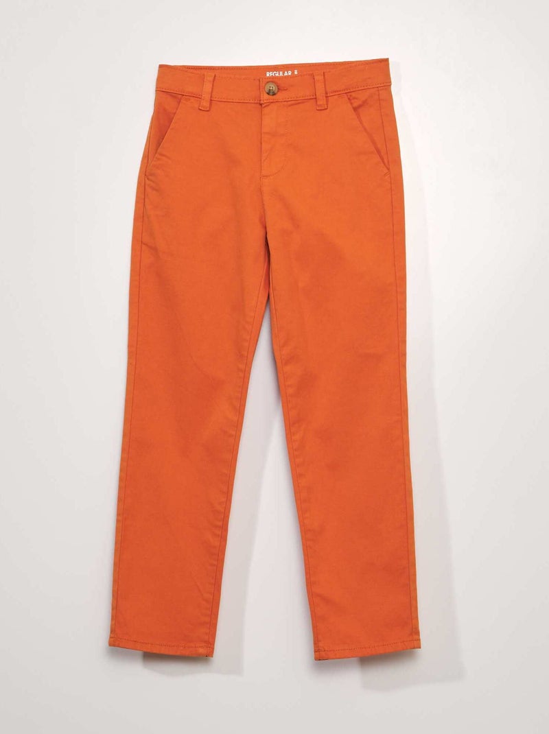 Chino ORANJE - Kiabi
