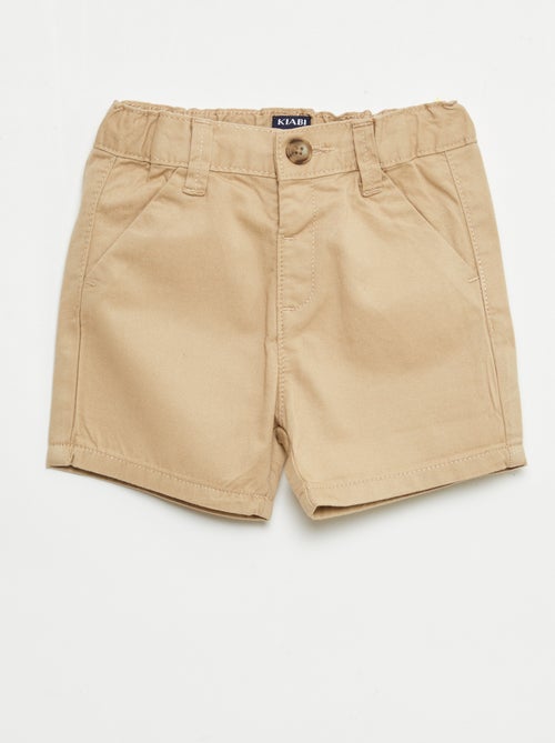 Chino short met verstelbare taille - Kiabi