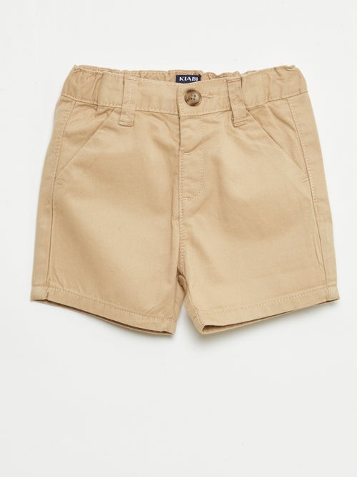 Chino short met verstelbare taille - Kiabi
