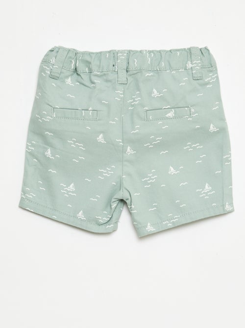 Chino short met verstelbare taille - Kiabi
