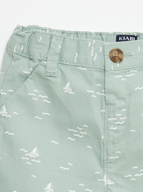 Chino short met verstelbare taille - Kiabi