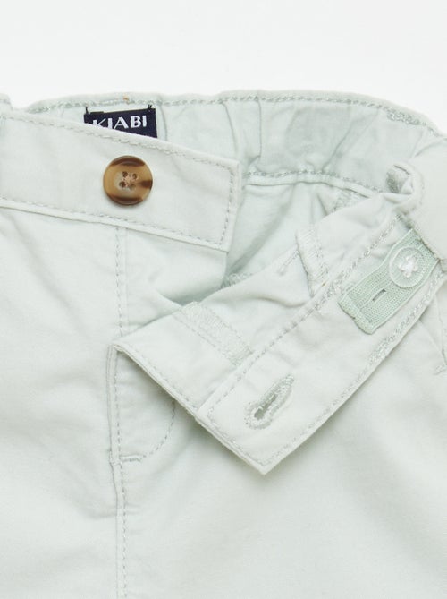 Chino short met verstelbare taille - Kiabi