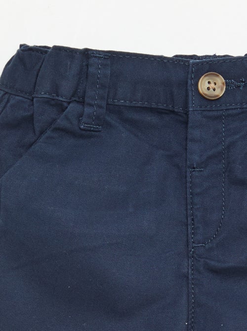 Chino short met verstelbare taille - Kiabi
