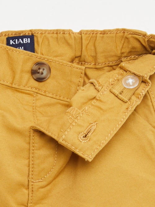 Chino short met verstelbare taille - Kiabi