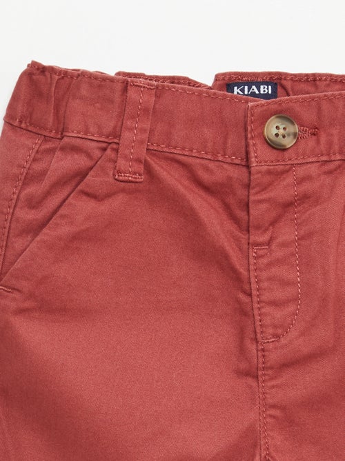 Chino short met verstelbare taille - Kiabi