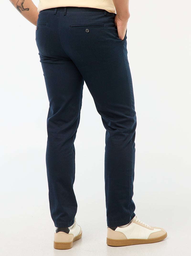 Chino van twill Blauw - Kiabi