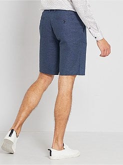 Chinobermuda van linnen en katoen - Kiabi