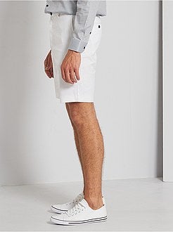 Chinobermuda van linnen en katoen - Kiabi