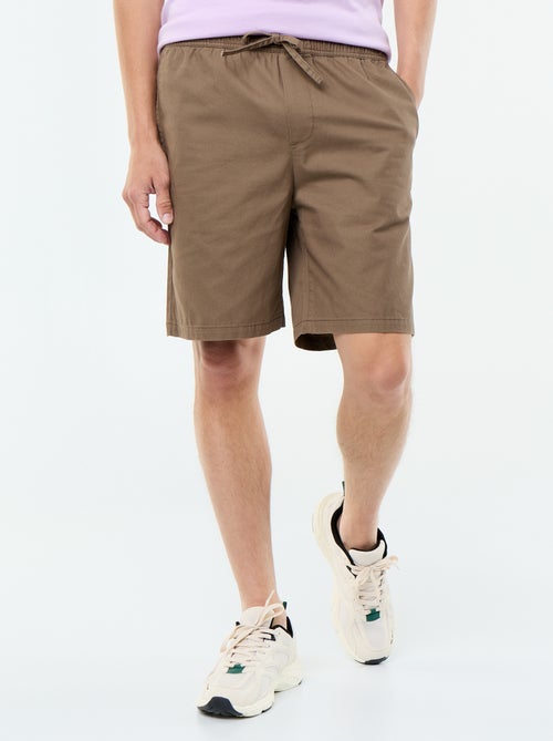 Chinobermuda van twill - Kiabi