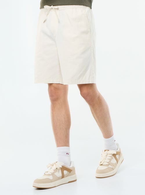 Chinobermuda van twill - Kiabi