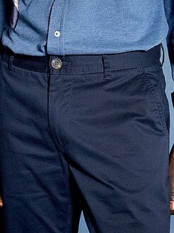 Chinobroek van stretch twillkatoen - Kiabi