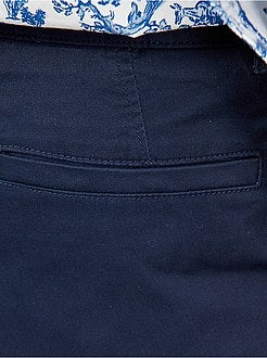 Chinobroek van stretch twillkatoen - Kiabi