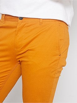 Chinobroek van stretch twillkatoen - Kiabi