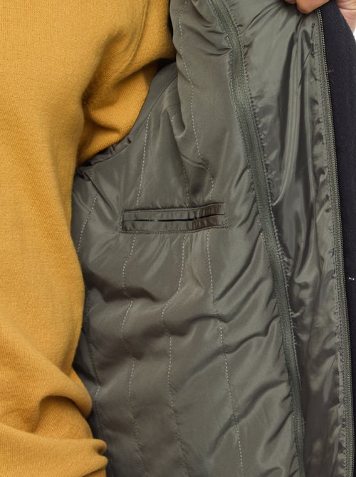 Chique, lange, warme jas - Kiabi