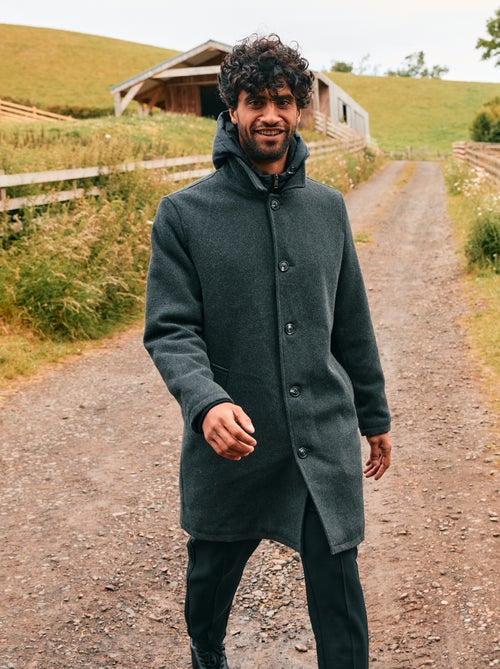 Chique, lange, warme jas - Kiabi