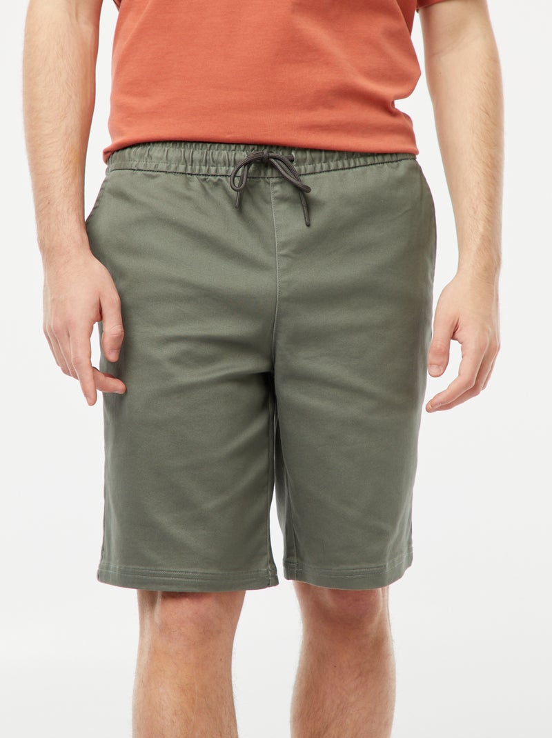 Chique rechte bermuda GROEN - Kiabi