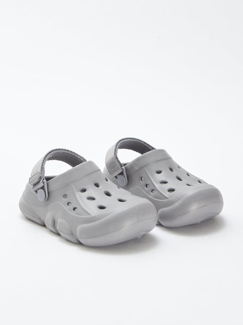 Clogs van gegoten kunststof met klittenband - Kiabi