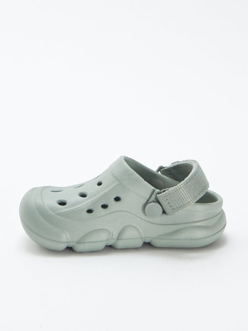 Clogs van gegoten kunststof met klittenband - Kiabi