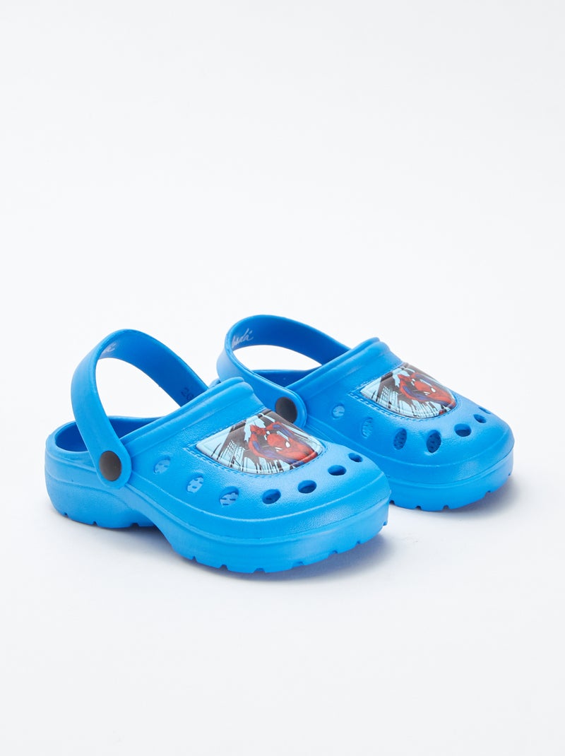 Clogs van gegoten kunststof 'Spider-Man' 'Marvel' Blauw - Kiabi