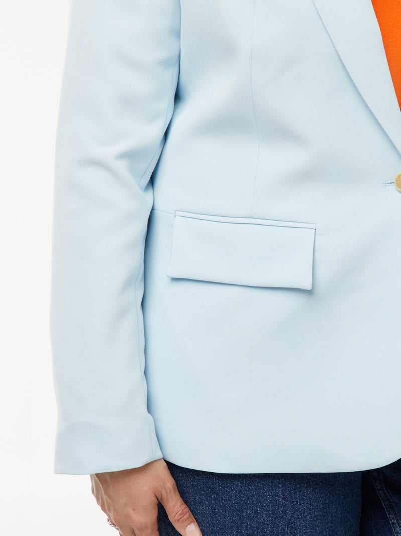 Colbertjasje met zak met klepje BLAUW - Kiabi