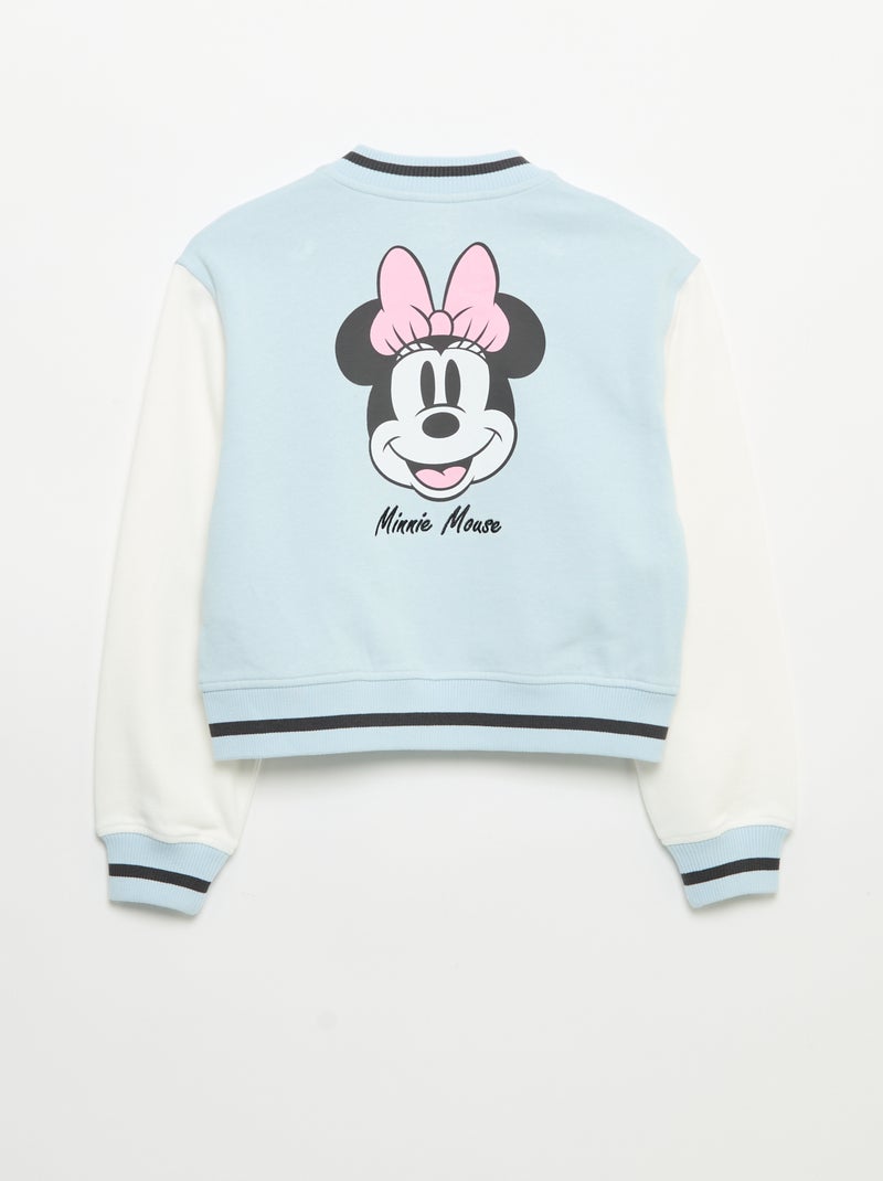 College-stijl jas van molton 'Disney' Blauw - Kiabi