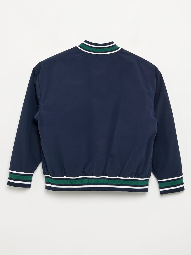 Collegejack in Amerikaanse stijl Blauw - Kiabi