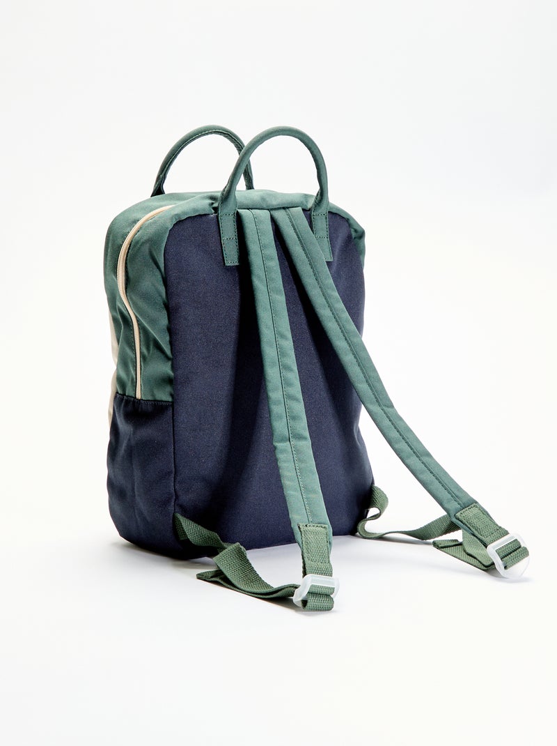 Color block-rugzak Blauw - Kiabi