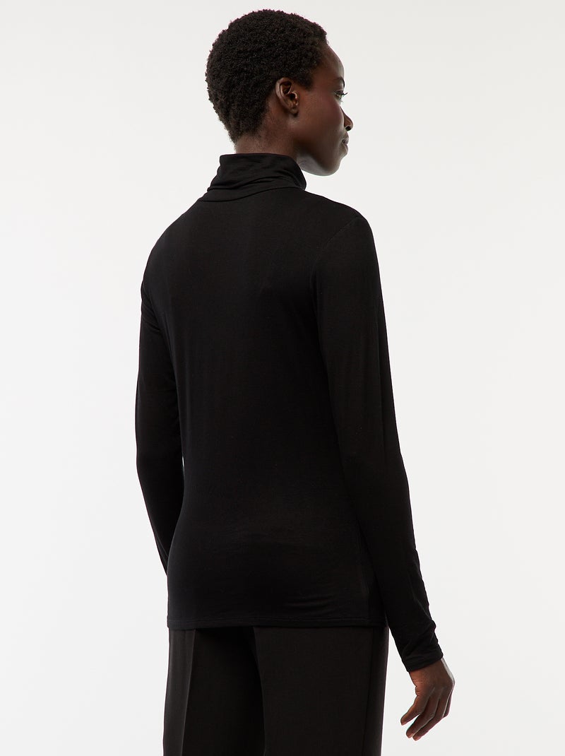 Coltrui met lange mouwen zwart - Kiabi