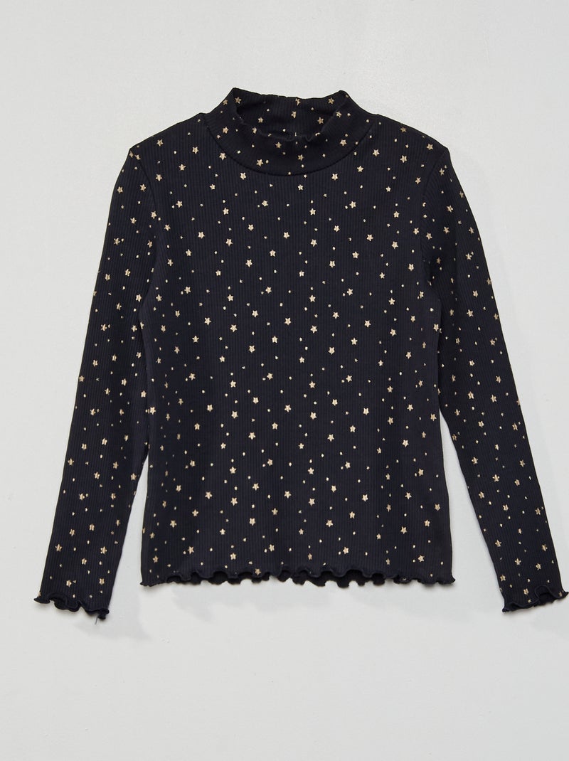 Coltrui met print BLAUW - Kiabi