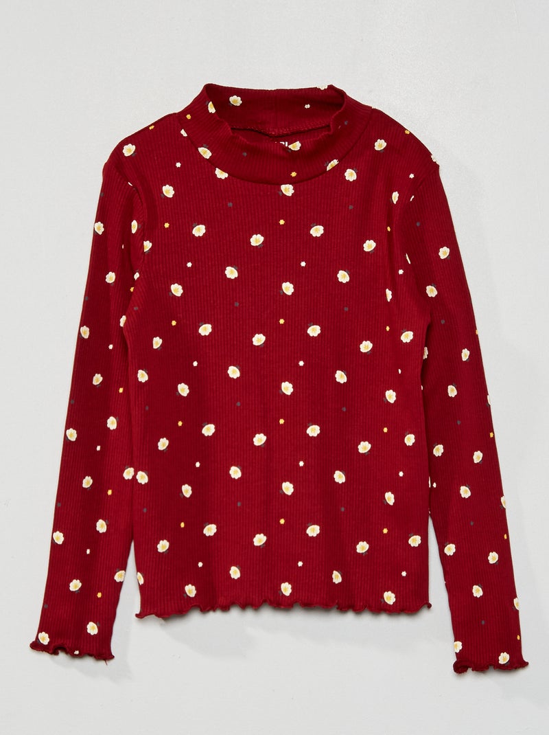 Coltrui met print ROOD - Kiabi