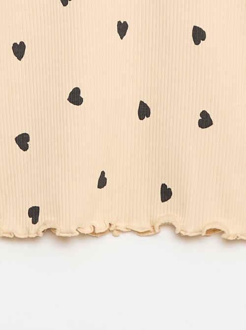 Coltrui van geribd katoen - Kiabi