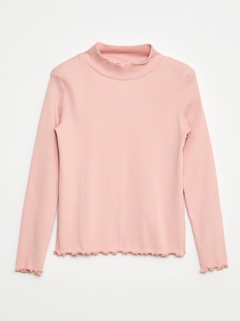 Coltrui van ribstof Rose - Kiabi