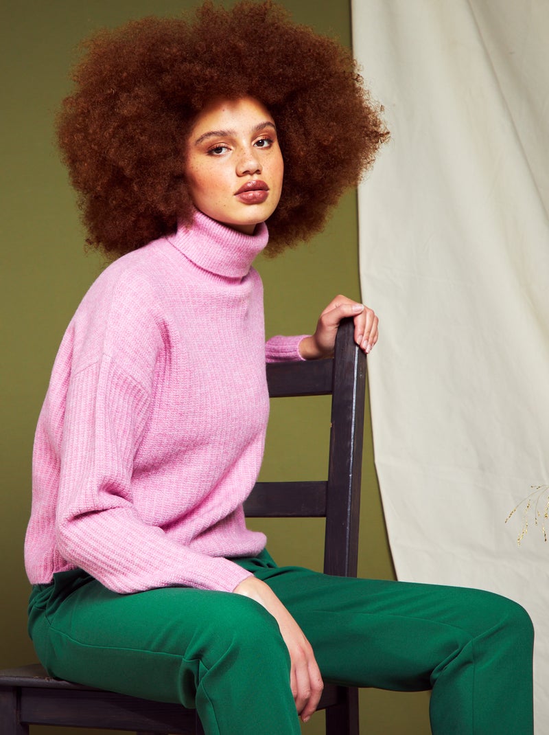 Coltrui van tricot ROSE - Kiabi