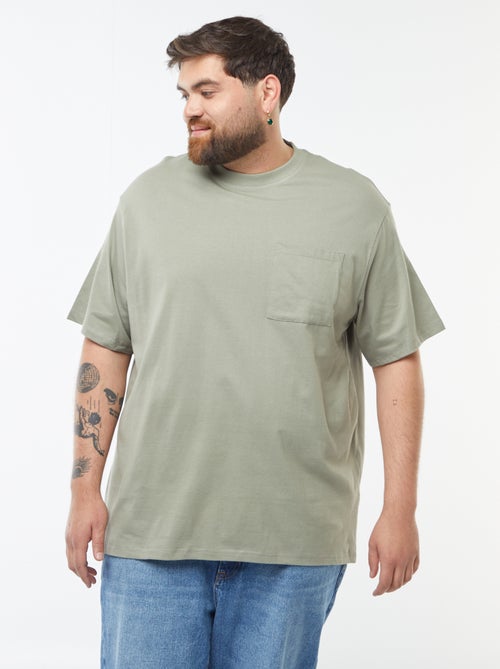 Comfort-fit katoenen T-shirt - Kiabi